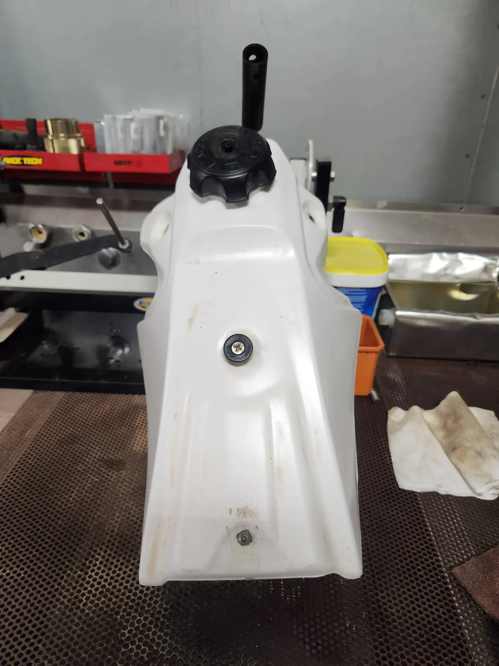 Yz 125 250 Clarke Racing Gas Tank White