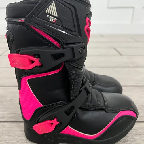 Youth Fox Comp5 Racing Boots - Size 12