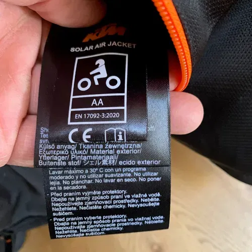 KTM Solar Air Motorcycle Jacket plus KTM Motorcycle Cover
