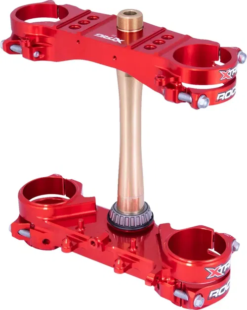 XTRIG - 501350901101 - Rocs Triple Clamps, Red