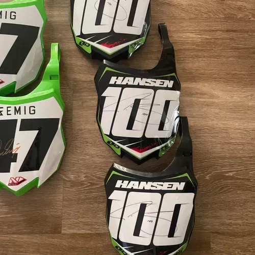 Autographed Number Plates 
