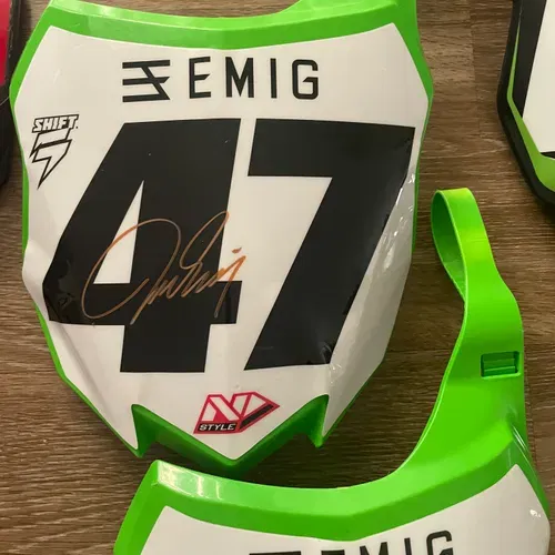 Autographed Number Plates 