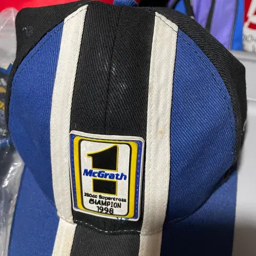 Jeremy McGrath Dreamco Bear Sealed And Signed Hat 