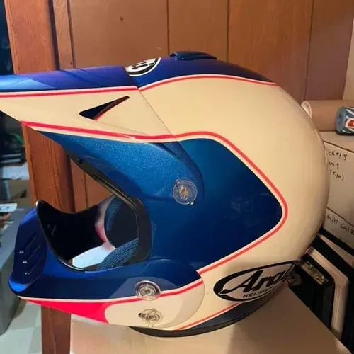 Vintage Jeff Stanton Arai Helmet Large 