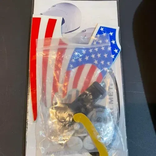 Vintage Jeff Stanton Arai Helmet Large 