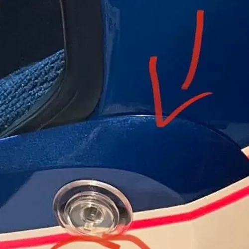 Vintage Jeff Stanton Arai Helmet Large 