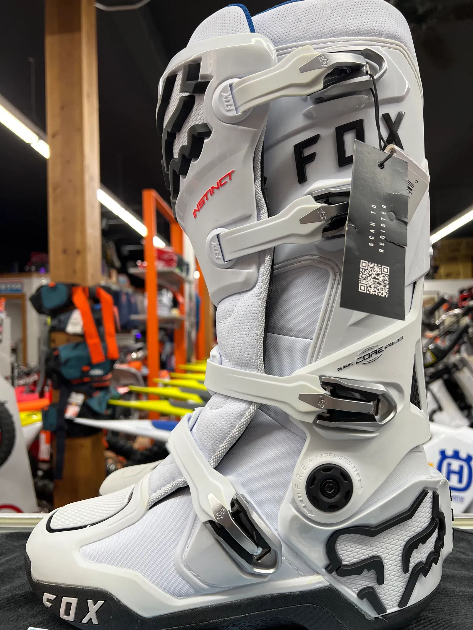 Fox instinct boots white sale