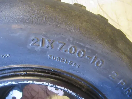 Yamaha Raptor 660 Wheels Nankang Tires 21x7-10 Front 2004 #14