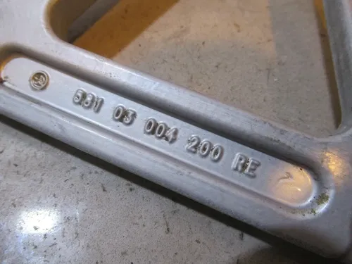 KTM LC4 640 Adventure Footrest Pegs Rear 2002