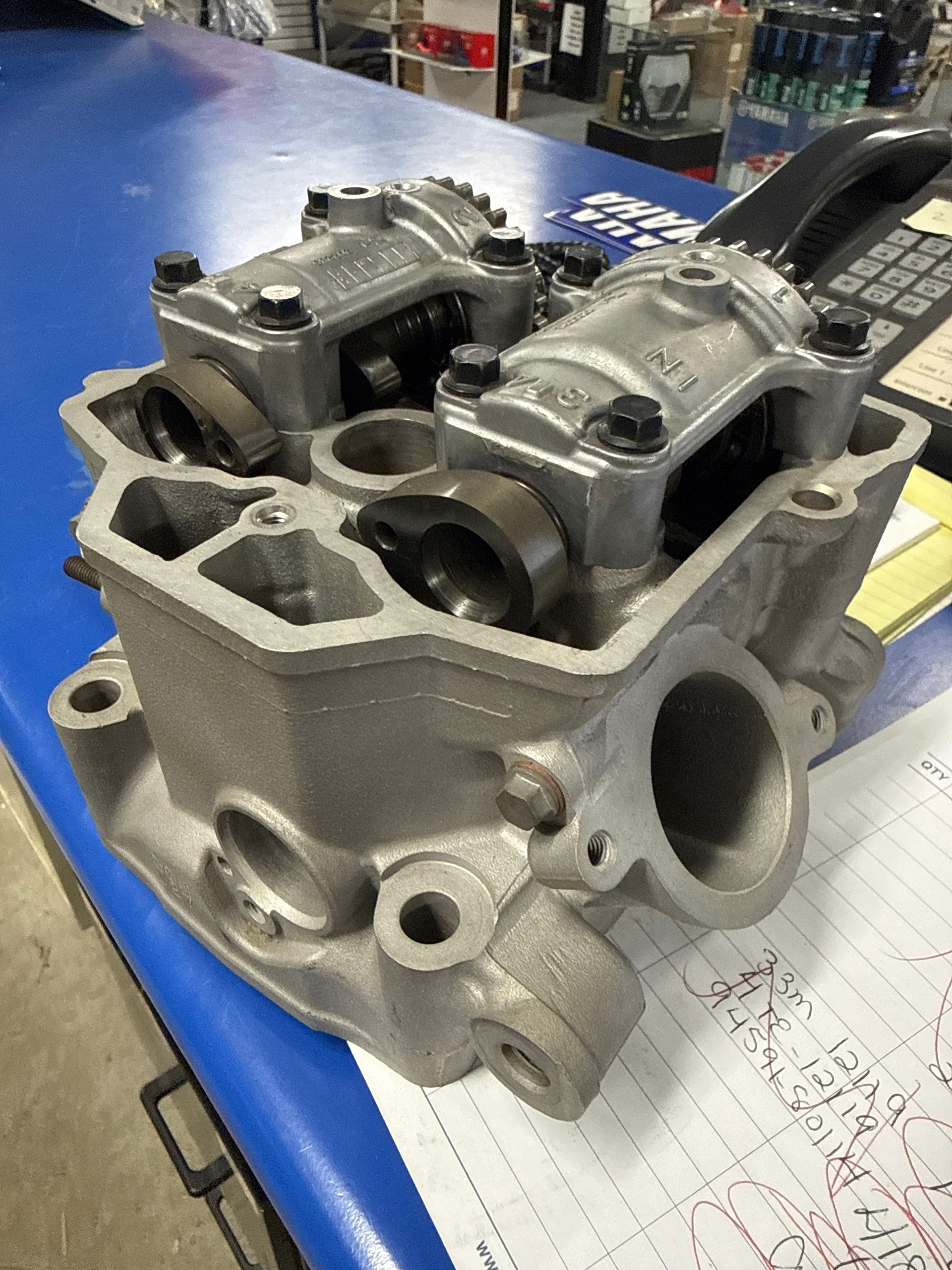 CYLINDER HEAD ASSY Yamaha 2014-2018 Loaded.  Refurbished Head With New Valves