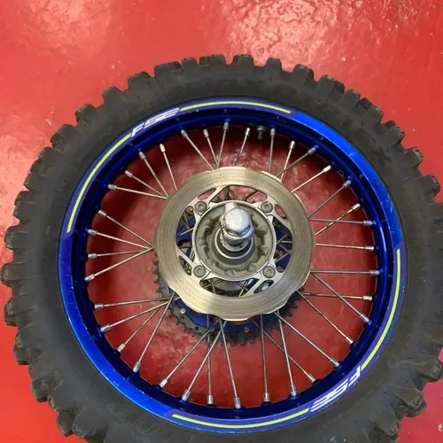 Sherco front and rear wheel and tire