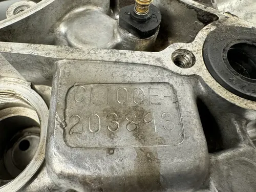1970 HONDA CL100 OEM LEFT SIDE CRANKCASE CRANK CASE ENGINE MOTOR BLOCK
