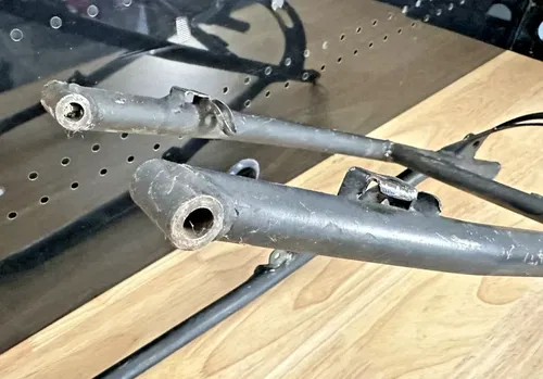 1990 Honda CR250R OEM Subframe Rear Back Sub Frame 50140-KZ3-700ZA