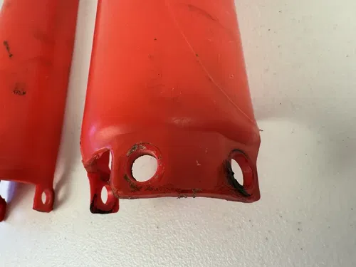 1994 HONDA CR125R CR250R CR500R FRONT LEFT RIGHT FORK GUARDS SHIELDS COVERS