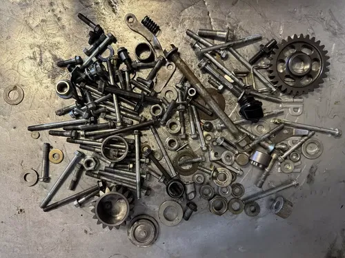 2003 HONDA CRF450R MISC BOLTS FASTENERS GEARS PLUGS