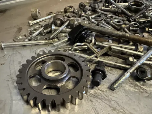 2003 HONDA CRF450R MISC BOLTS FASTENERS GEARS PLUGS