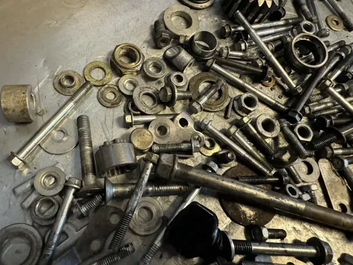 2003 HONDA CRF450R MISC BOLTS FASTENERS GEARS PLUGS