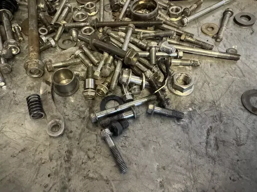 2003 HONDA CRF450R MISC BOLTS FASTENERS GEARS PLUGS