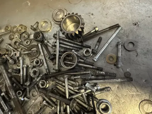 2003 HONDA CRF450R MISC BOLTS FASTENERS GEARS PLUGS