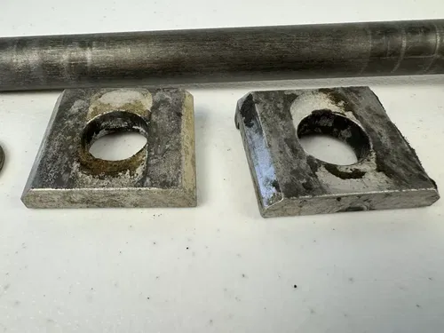 1994 HONDA CR125R CR250R OEM REAR AXLE BACK WHEEL BLOCKS PIVOT BOLT NUT