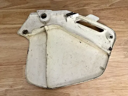 1990 Honda CR250R OEM Left Side Number Plate Plastic Panel