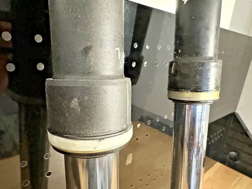 1990 Honda CR250R OEM Front Forks Suspension Shocks Damper - Needs Repair