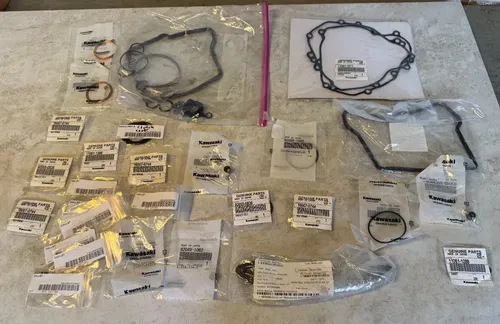 2019 KAWASAKI KX450 OEM MISC LOT GASKETS SEALS COLLETS