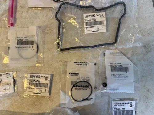 2019 KAWASAKI KX450 OEM MISC LOT GASKETS SEALS COLLETS