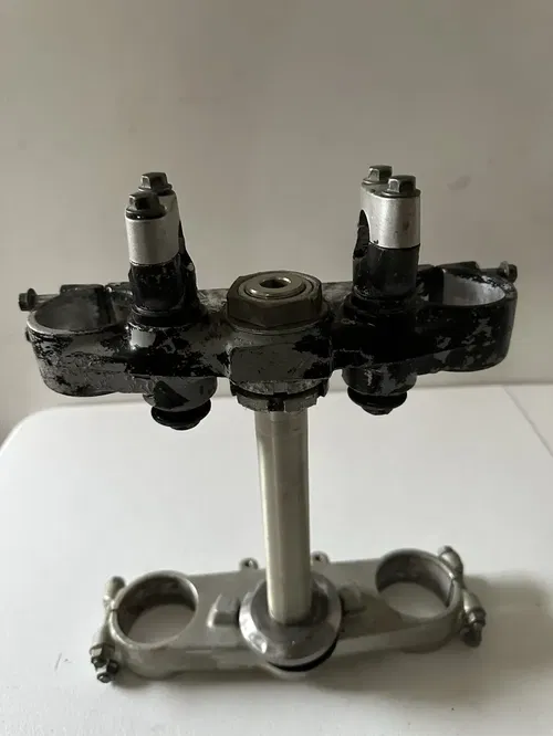 1989 Yamaha YZ125 YZ250 WR OEM Triple Clamps Front Fork Tree Steering Stem