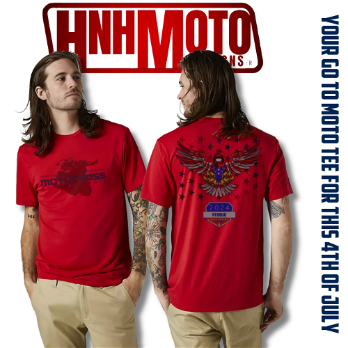 4th Of July Moto Tee Red