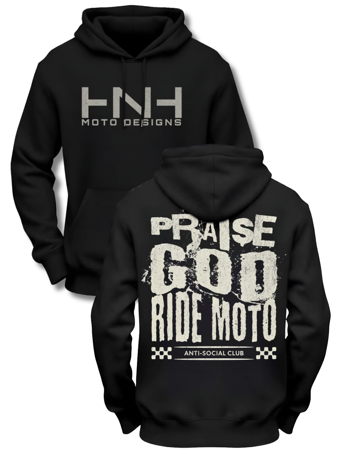 praise god ride moto hoodie