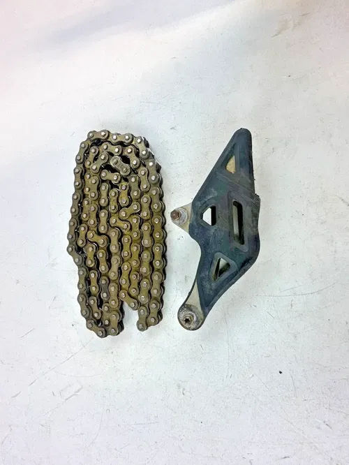 2015 KTM 250 SXF Main Drive Chain & Chain Guide Slide Stock