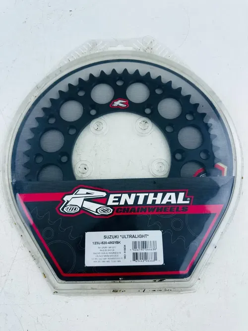 Suzuki UltraLight  Renthal Rear Sprocket 123U-520-48GYBK Fits Many Makes/Models