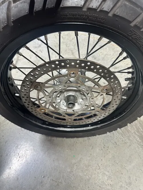 SUZUKI DRZ400SM 05-24 RK Excel Black Wheel Set 17"  Front & Rear Read Descrip