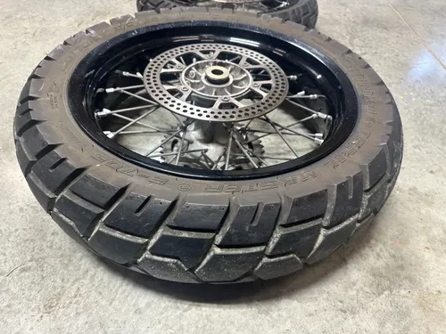 SUZUKI DRZ400SM 05-24 RK Excel Black Wheel Set 17"  Front & Rear Read Descrip