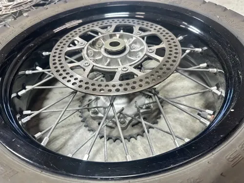 SUZUKI DRZ400SM 05-24 RK Excel Black Wheel Set 17"  Front & Rear Read Descrip