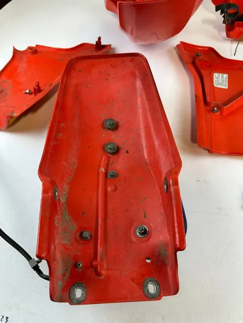 Honda 1984 XR200R Full Plastics Set Front Rear Fender Side Panels Headlight& Bag