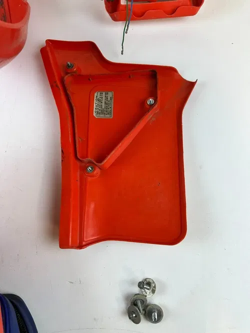 Honda 1984 XR200R Full Plastics Set Front Rear Fender Side Panels Headlight& Bag