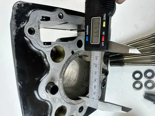 Honda 1984 XR200R OEM Cylinder Jug W/ Piston Bolts & Gasket 66.90mm Bore