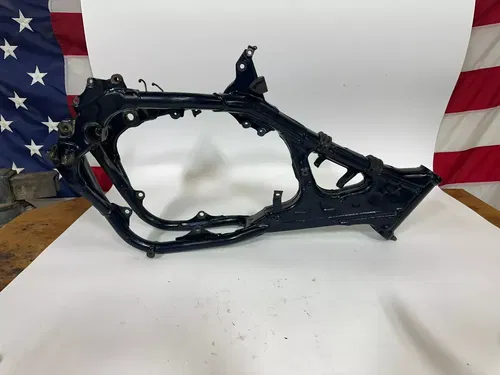 2002 Yamaha YZ250 Main Frame YZ 250 2 Stroke Powder Coated Blue W/ Clean T1tle