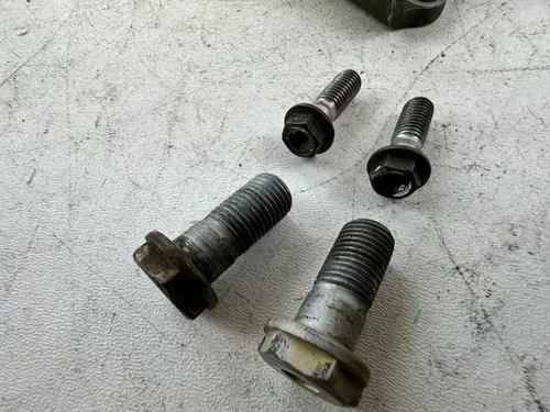 2008 Honda CRF 250R Stock Foot Peg Mount Set Pair w/bolts Left Right
