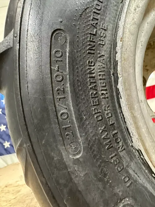 1987 Quadzilla Suzuki LT500R Rear Wheel & Sand TIre 21 12-10 DICO