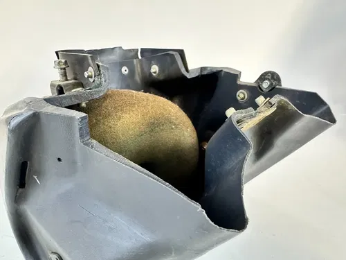 2006 HONDA CR85R Airbox mud flap filter housing rubber intake boot OEM 03-07