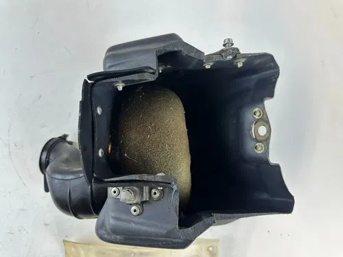 2006 HONDA CR85R Airbox mud flap filter housing rubber intake boot OEM 03-07
