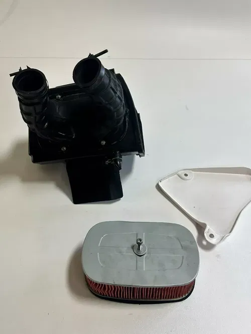1984 Honda XR250R  Airbox and Dual Twin Rubber Boot with Filter