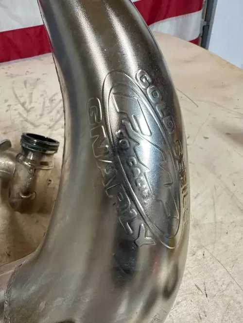 2008 KTM 300 XC FMF Gold Series Gnarly Pipe Header Exhaust w/guard