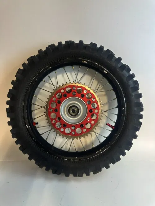 2001 Honda XR400R Rear Wheel/Tire 18" DID Black w/Spacers 96-04
