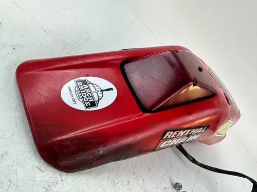 2001 Honda XR400R Rear Fender w/tail light TESTED working 96-04