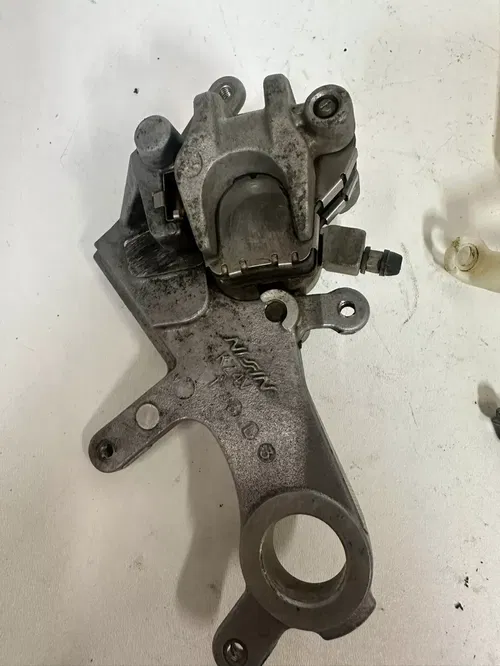 2004 Honda CRF450R Rear Caliper & Guards OEM Stock