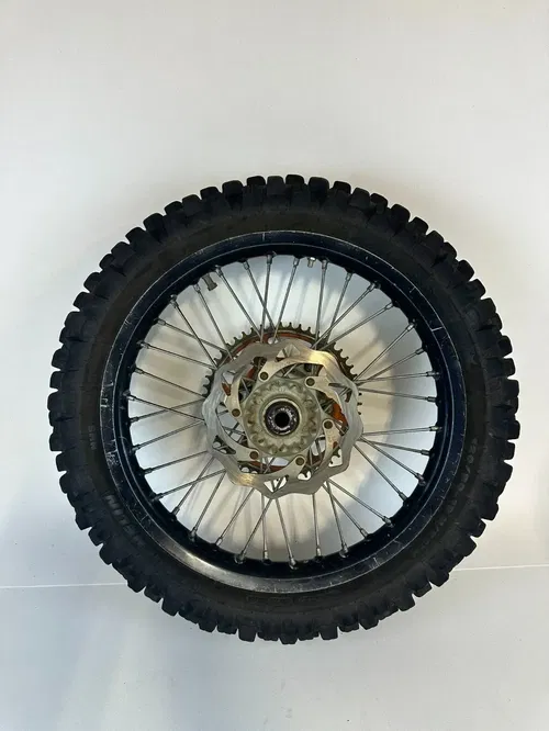 KTM 450SXF 2008 19" Black Excel Rear Wheel Tire Sprocket  Straight 450 SXF 05-12